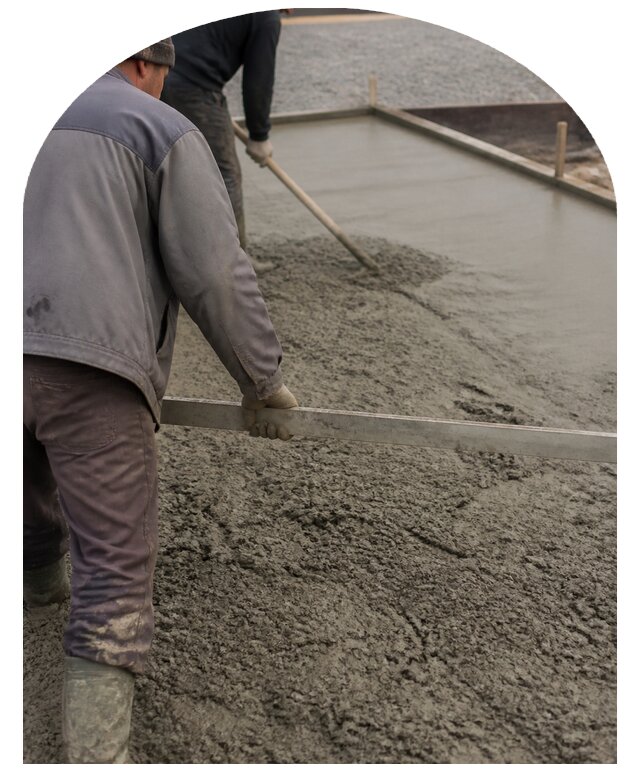 Бетонирование площадки для любых объектов в Шелехове под ключ